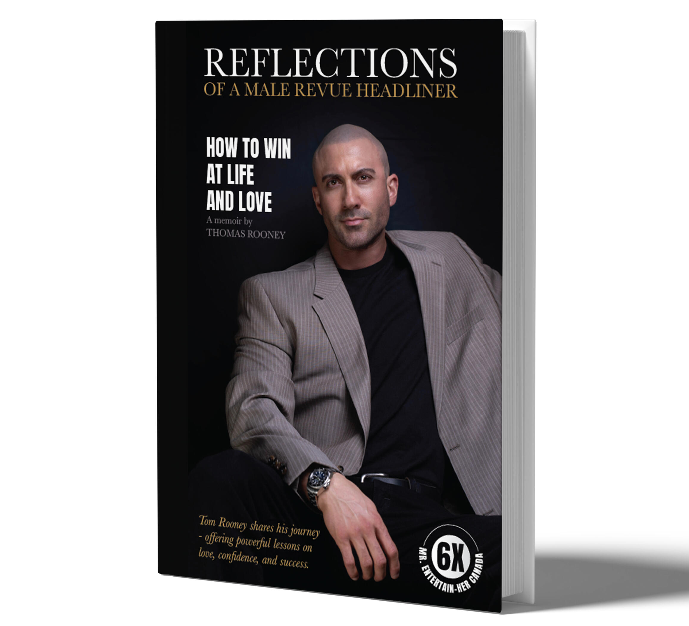 3D book cover of Reflections of a Male Revue Headliner: How to Win at Life and Love by Thomas Rooney (Tom Rooney)